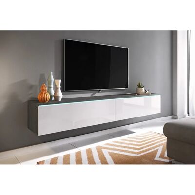 BRATEX 180cm TV Lowboard - Universell, Modern, Einfacher Aufbau BRATEX 180cm TV Lowboard - Universell, Modern, Einfacher Aufbau