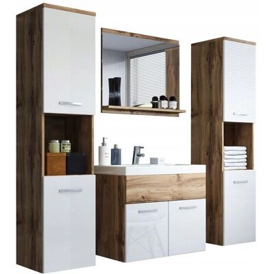 BRATEX - MONTREAL XL - Wotan/Blanco brillo BRATEX - MONTREAL XL - Wotan/Blanco brillo