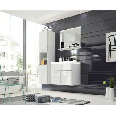 Sada koupelnového nábytku WELLTIME Lorca - Moderní Úsporný Design Sada koupelnového nábytku WELLTIME Lorca - Moderní Úsporný Design