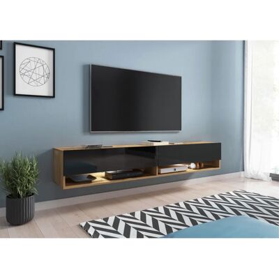 Bratex Wotan černý vysoký lesk TV nábytek - TV Stand Bratex Wotan černý vysoký lesk TV nábytek - TV Stand