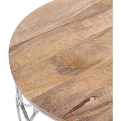 Dekoria Ralio Beistelltisch - 47x47x59,5cm - Stahl/Holz Dekoria Ralio Beistelltisch - 47x47x59,5cm - Stahl/Holz