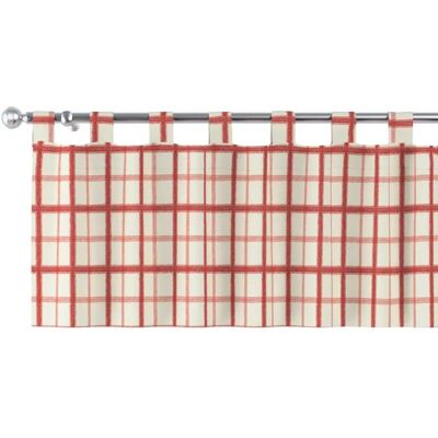Dekoria Lambrequin 260 x 40 cm - Ecru, Rot - Fensterdeko Dekoria Lambrequin 260 x 40 cm - Ecru, Rot - Fensterdeko