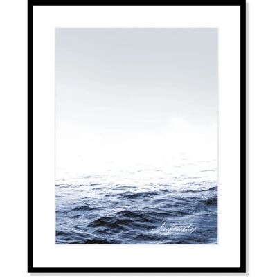 Dekoria Infinity 40x50cm - weiß grau blau - Kunstwerk Dekoria Infinity 40x50cm - weiß grau blau - Kunstwerk