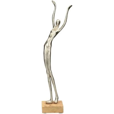 Dekoria Silber Frau III - Tanzende Figur, 14x10x52 cm Dekoria Silber Frau III - Tanzende Figur, 14x10x52 cm