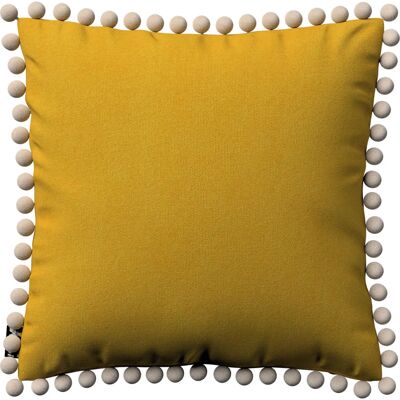 Żółta Poszewka na Poduszkę Wera - 45x45cm - Dekoracyjna, Miękka Tkanina, Zamek błyskawiczny Żółta Poszewka na Poduszkę Wera - 45x45cm - Dekoracyjna, Miękka Tkanina, Zamek błyskawiczny