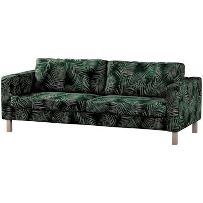 Dekoria Bezug für Karlstad 3er-Sofa - Grün Velours Dekoria Bezug für Karlstad 3er-Sofa - Grün Velours
