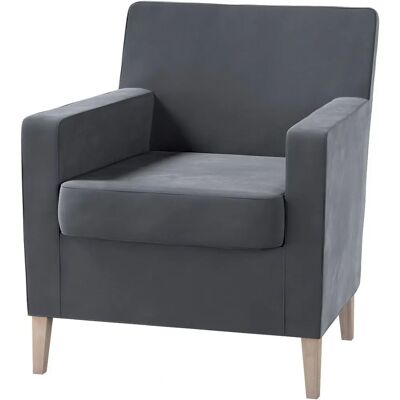 Dekoria IKEA Karlstad Sesselüberzug - Grau / Schwarz - 61x56x80 cm Dekoria IKEA Karlstad Sesselüberzug - Grau / Schwarz - 61x56x80 cm
