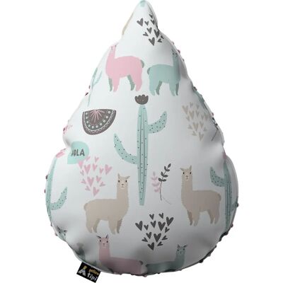 Yellow Tipi Poduszka Dziecięca - Kształt kropli, 55cm Yellow Tipi Poduszka Dziecięca - Kształt kropli, 55cm