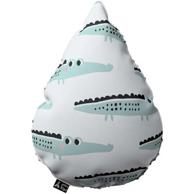 Poduszka dziecięca Tipi Sweet Drop - Zielono-oliwowa wielokolorowa - 55x35cm Poduszka dziecięca Tipi Sweet Drop - Zielono-oliwowa wielokolorowa - 55x35cm