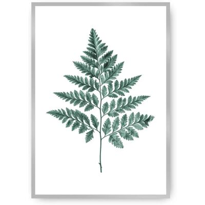 Dekoria Liść Szmaragdowa Zieleń 50x70 cm - Sztuka na Ścianę Dekoria Liść Szmaragdowa Zieleń 50x70 cm - Sztuka na Ścianę