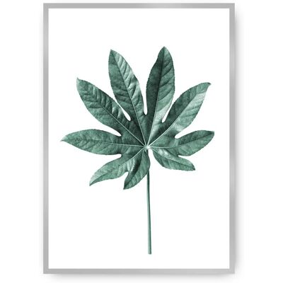Dekoria Liść Szmaragdowa Zieleń - Plakat 50x70cm - Dekoracja Botaniczna Dekoria Liść Szmaragdowa Zieleń - Plakat 50x70cm - Dekoracja Botaniczna