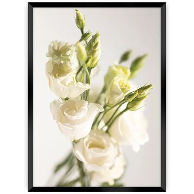 Dekoria - Elegant Flowers - Weiß - 40x50 - Poster Dekoria - Elegant Flowers - Weiß - 40x50 - Poster