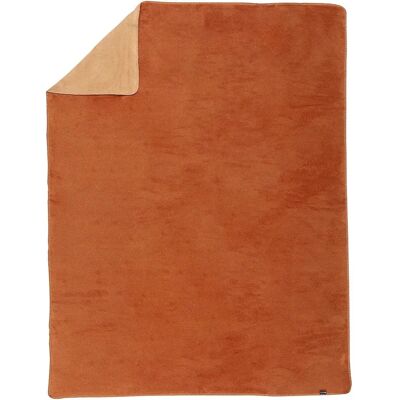 Dekoria Koc Cosy Home 150x200cm Cognac&Beige - Koc Dekoria Koc Cosy Home 150x200cm Cognac&Beige - Koc