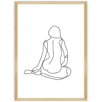 Dekoria - Plakat Figure Line I - 70 x 100 cm - Poster Dekoria - Plakat Figure Line I - 70 x 100 cm - Poster