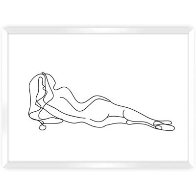 Dekoria - Plakat Figure Line III - 100x70 cm - Poster Dekoria - Plakat Figure Line III - 100x70 cm - Poster