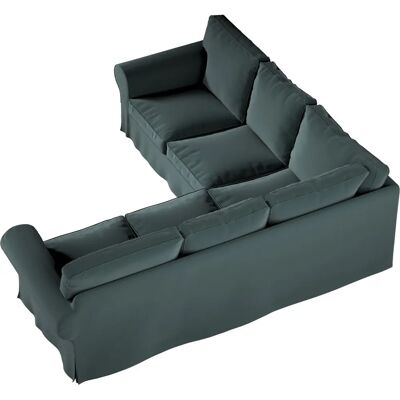 Dekoria Ecksofa Bezug - Olivgrün - Für IKEA Ektorp Dekoria Ecksofa Bezug - Olivgrün - Für IKEA Ektorp