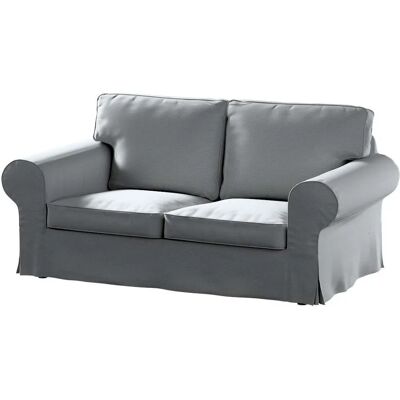 IKEA Ektorp 2-Sitzer Sofabezug - Dunkelgrau, Modell bis 2012, Reißverschlusskissen IKEA Ektorp 2-Sitzer Sofabezug - Dunkelgrau, Modell bis 2012, Reißverschlusskissen