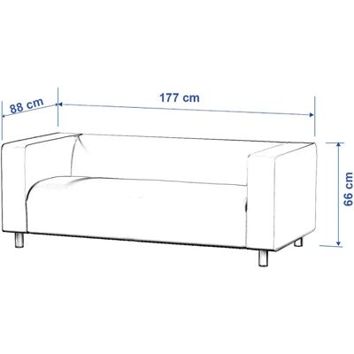 IKEA Klippan 2-Sitzer Bezug - Langlebiger Polyester - Polen IKEA Klippan 2-Sitzer Bezug - Langlebiger Polyester - Polen