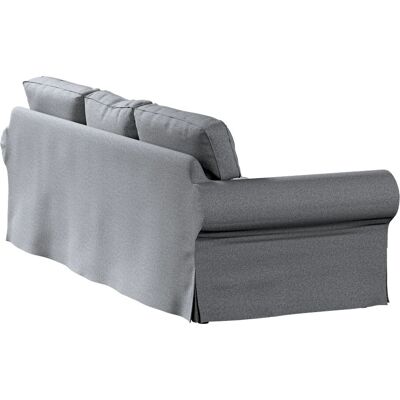 Pokrowiec na sofę Ektorp 3-osobową - Szary / Czarny - Pasuje do IKEA Pokrowiec na sofę Ektorp 3-osobową - Szary / Czarny - Pasuje do IKEA