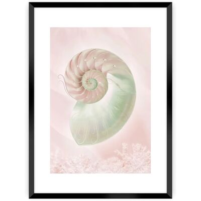 Dekoria - Pastel Pink III - Biała rama - 70x100 cm - Plakat Dekoria - Pastel Pink III - Biała rama - 70x100 cm - Plakat