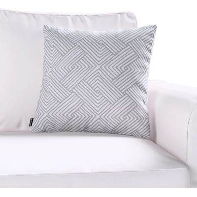 Dekoria - Kinga - grau - 50x50 cm - Kissenbezug Dekoria - Kinga - grau - 50x50 cm - Kissenbezug