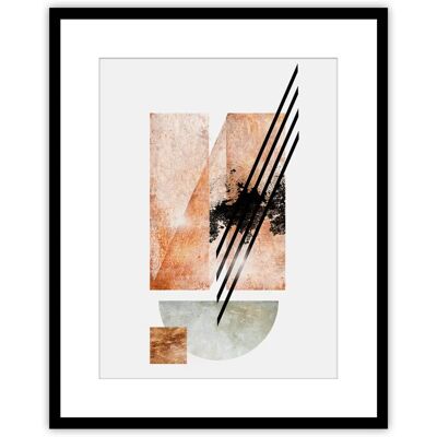 Dekoria - Abstract II 40x50cm copper - Wandkunst Dekoria - Abstract II 40x50cm copper - Wandkunst