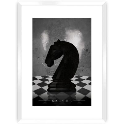 Dekoria - Chess III - Grau - 50 x 70 cm - Poster Dekoria - Chess III - Grau - 50 x 70 cm - Poster