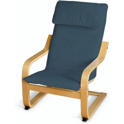 IKEA Poäng blaues Stuhlkissen IKEA Poäng blaues Stuhlkissen