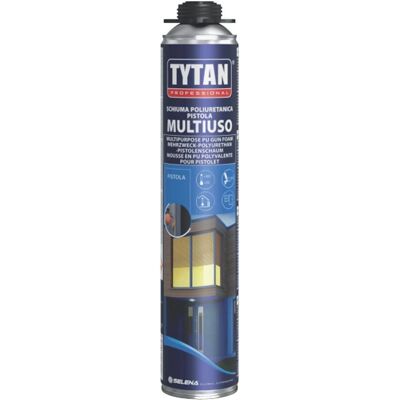 Schiuma Poliuretanica Tytan 750ml - Isolamento, Sigillatura - Qualità Professionale Schiuma Poliuretanica Tytan 750ml - Isolamento, Sigillatura - Qualità Professionale