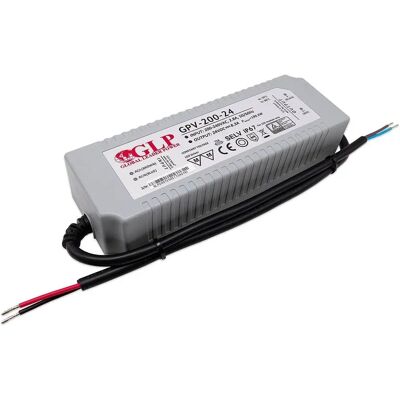 Alimentatore LED IP67 GPV-200-24 di Global Leader Power Alimentatore LED IP67 GPV-200-24 di Global Leader Power