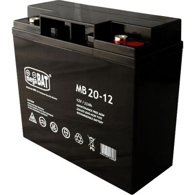 Akumulator UPS MegaBat MB 20-12 - 12V 20Ah Akumulator UPS MegaBat MB 20-12 - 12V 20Ah
