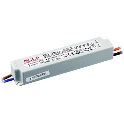 Global Leader Power GPV-18-24 - Waterproof LED Power Supply - 18W 24V IP67 Global Leader Power GPV-18-24 - Waterproof LED Power Supply - 18W 24V IP67