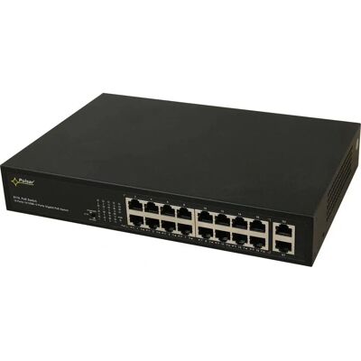 Pulsar S116 16-Port Netzwerk Switch - Bis zu 16 IP-Kameras Pulsar S116 16-Port Netzwerk Switch - Bis zu 16 IP-Kameras