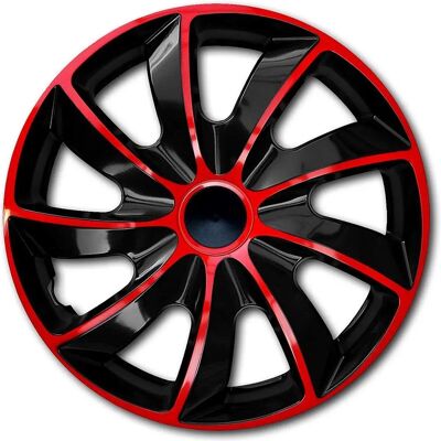 NRM - Quad 13 - Rouge-Noir - Hubcaps - Publicité NRM - Quad 13 - Rouge-Noir - Hubcaps - Publicité