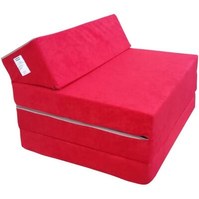 NATALIA SPZOO - Materasso pieghevole pour invités 200x70x10 cm - Rosso - Publicité NATALIA SPZOO - Materasso pieghevole pour invités 200x70x10 cm - Rosso - Publicité