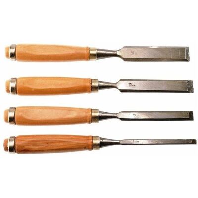 Drel Bohrersatz 4er-Set - Holzmeißel und Bohrer Drel Bohrersatz 4er-Set - Holzmeißel und Bohrer