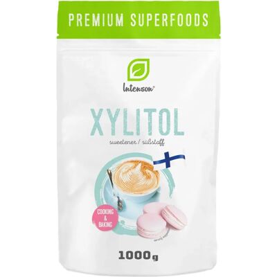 INTENSON Xylitol Finlande - Faibles Calories, Stable, Edulcorant Naturel - Publicité INTENSON Xylitol Finlande - Faibles Calories, Stable, Edulcorant Naturel - Publicité