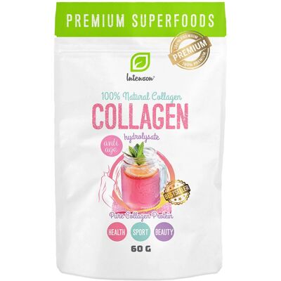 INTENSON Hydrolysat Kollagen - Natürliches Schweinekollagen 60g INTENSON Hydrolysat Kollagen - Natürliches Schweinekollagen 60g