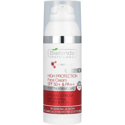 Bielenda Hochschutz-Gesichtscreme SPF50+ für Haut nach ästhetischen Behandlungen - 50ml Bielenda Hochschutz-Gesichtscreme SPF50+ für Haut nach ästhetischen Behandlungen - 50ml