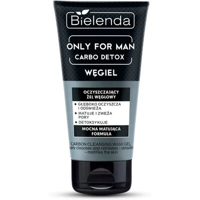 Bielenda Bielenda Carbo Detox Men Face Cleanser - Face Cleansers Bielenda Bielenda Carbo Detox Men Face Cleanser - Face Cleansers
