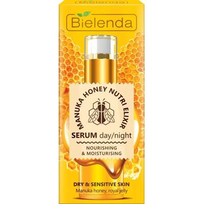 Bielenda Manuka Honey Nutri Elixir Serum - Hautpflege für trockene & empfindliche Haut Bielenda Manuka Honey Nutri Elixir Serum - Hautpflege für trockene & empfindliche Haut