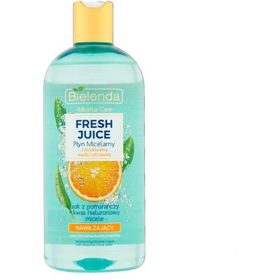 Bielenda Fresh Juice Orange Moisturizing Micellar Water - Facial Cleanser Bielenda Fresh Juice Orange Moisturizing Micellar Water - Facial Cleanser