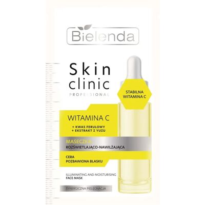 Bielenda Skin Clinic Professional Vitamin C Strahlende Feuchtigkeitsmaske - Nacht, 8g Bielenda Skin Clinic Professional Vitamin C Strahlende Feuchtigkeitsmaske - Nacht, 8g