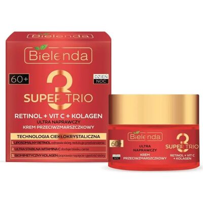Bielenda Super Trio Face Cream - Anti-Wrinkle 60+ Bielenda Super Trio Face Cream - Anti-Wrinkle 60+
