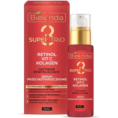 Serul revitalizant Bielenda Super Trio pentru noapte - Ser Serul revitalizant Bielenda Super Trio pentru noapte - Ser