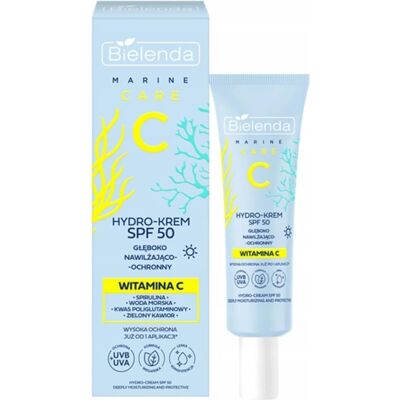 Bielenda C Marine Care Hydro-cream SPF 50 - Hidratant și protector Bielenda C Marine Care Hydro-cream SPF 50 - Hidratant și protector