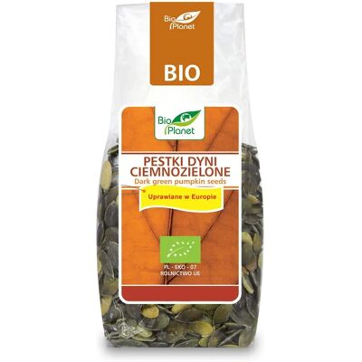 BIO PLANET Ciemnozielone ekologiczne nasiona dyni - Nasiona dyni BIO PLANET Ciemnozielone ekologiczne nasiona dyni - Nasiona dyni