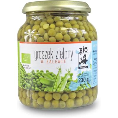 Bio Europa Organiczne Zielone Groszki w Zalewie – 350 g Bio Europa Organiczne Zielone Groszki w Zalewie – 350 g