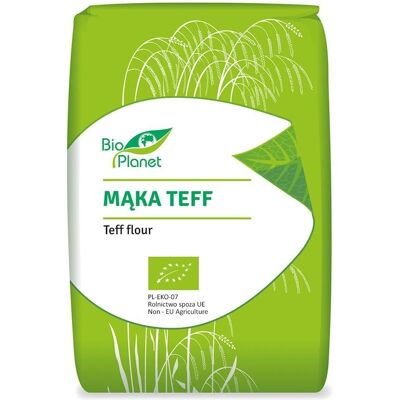 BIO PLANET Mąka z Teff - Organiczna, Orzechowa, Pieczenie BIO PLANET Mąka z Teff - Organiczna, Orzechowa, Pieczenie