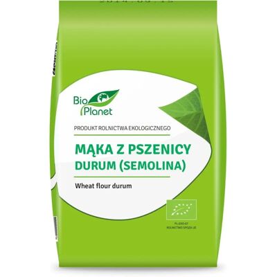 Mąka z twardej pszenicy BIO PLANET - Semolina - 1kg Mąka z twardej pszenicy BIO PLANET - Semolina - 1kg